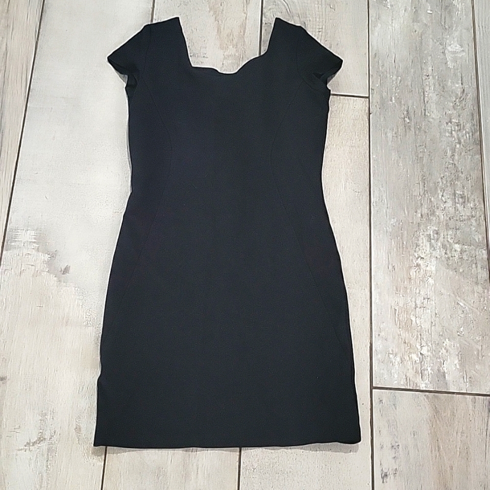 Tag Elements Lack Basic Black Mini Dress Size Med… - image 1